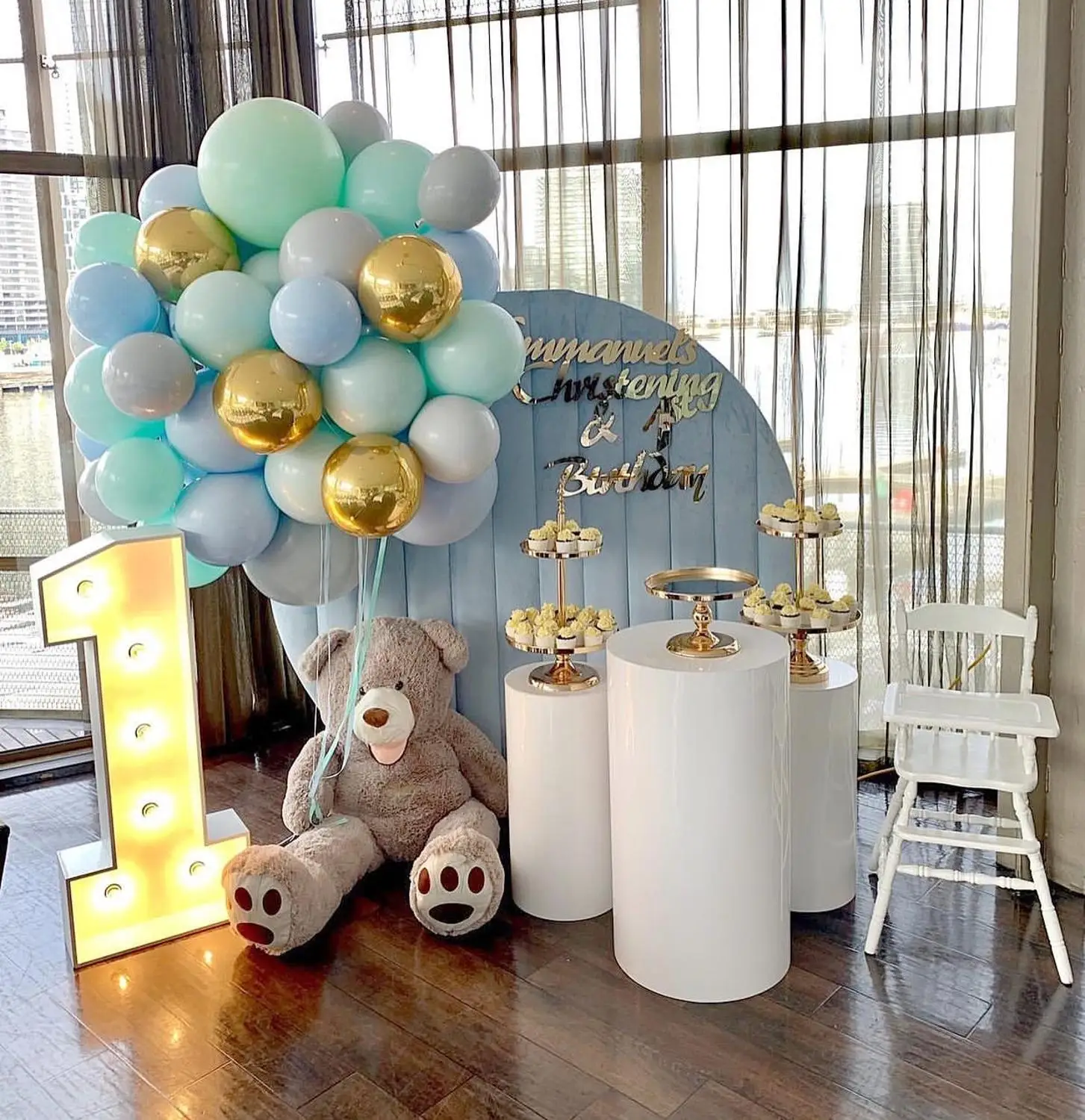 40 шт./компл. латексные воздушные шары гирлянды арочный комплект голубой мята