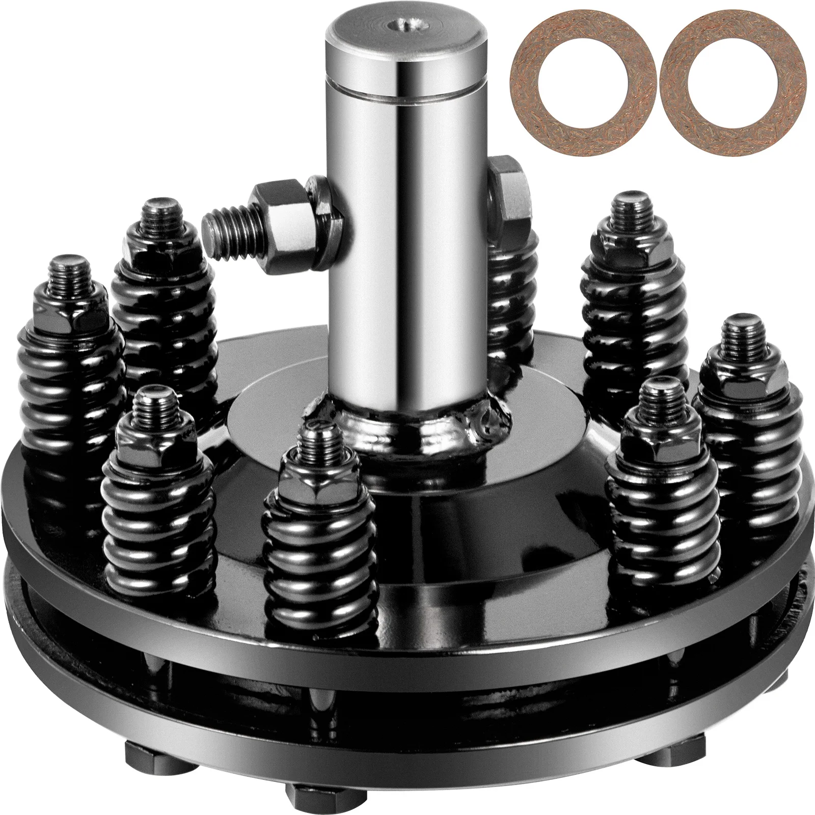 

VEVOR 1-3/8 дюймовый круглый ПТО Регулируемый скользящий Клатч черный гладкие концы 900нм 20-55 лошадиная мощность используется для защиты валов ПТ...