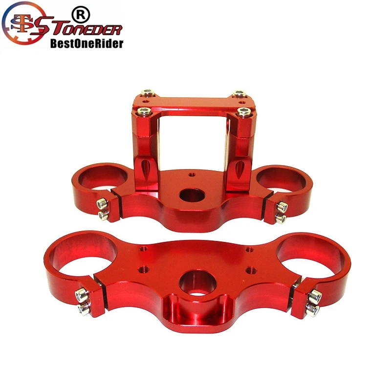 STONEDER CNC алюминиевый 45/48-22 мм тройной хомут набор для питбайк