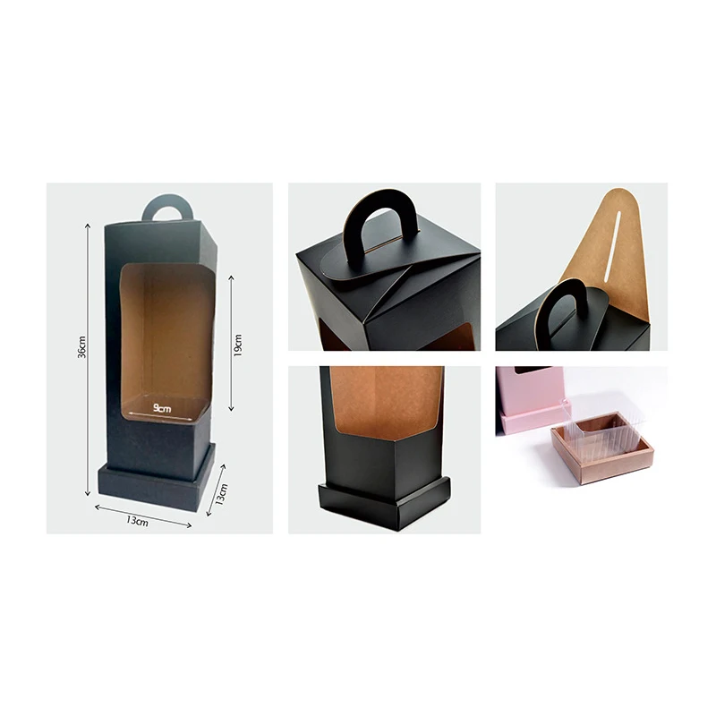 Футляр с открытым окном и цветочной ручкой водонепроницаемый складной для