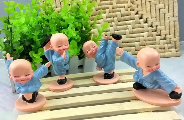 Китайская полимерная статуэтка 4 шт. | Дом и сад