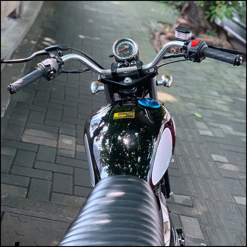 740 мм 22 Универсальные винтажные мотоциклетные ручки из алюминиевого сплава с