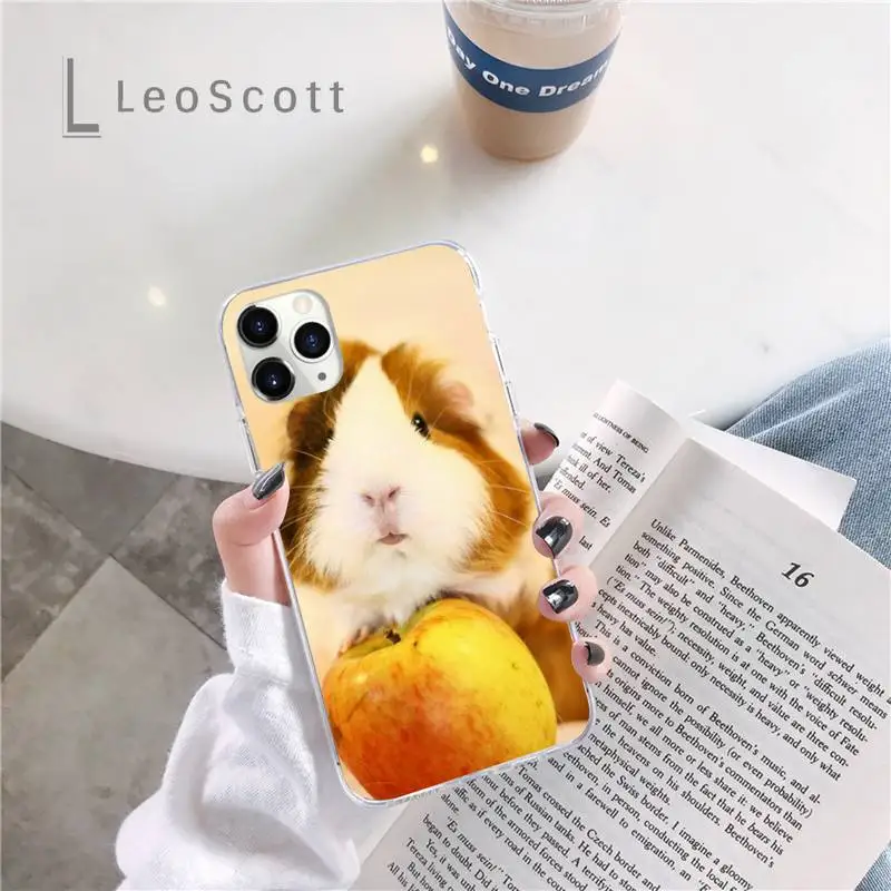 

cute animal Guinea pig Slim Phone Case For iphone 12 5 5s 5c se 6 6s 7 8 plus x xs xr 11 pro max mini