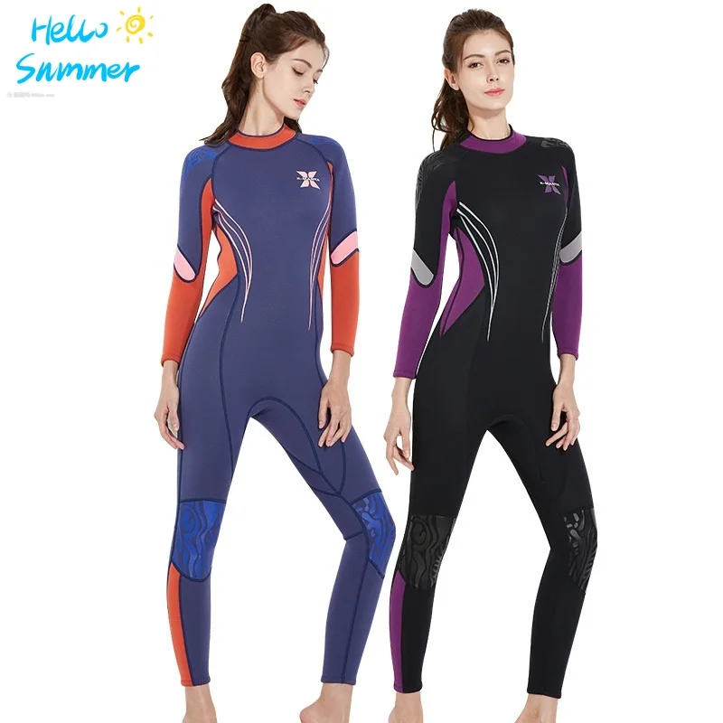 

Гидрокостюм Женский из неопрена с длинным рукавом, 3 мм