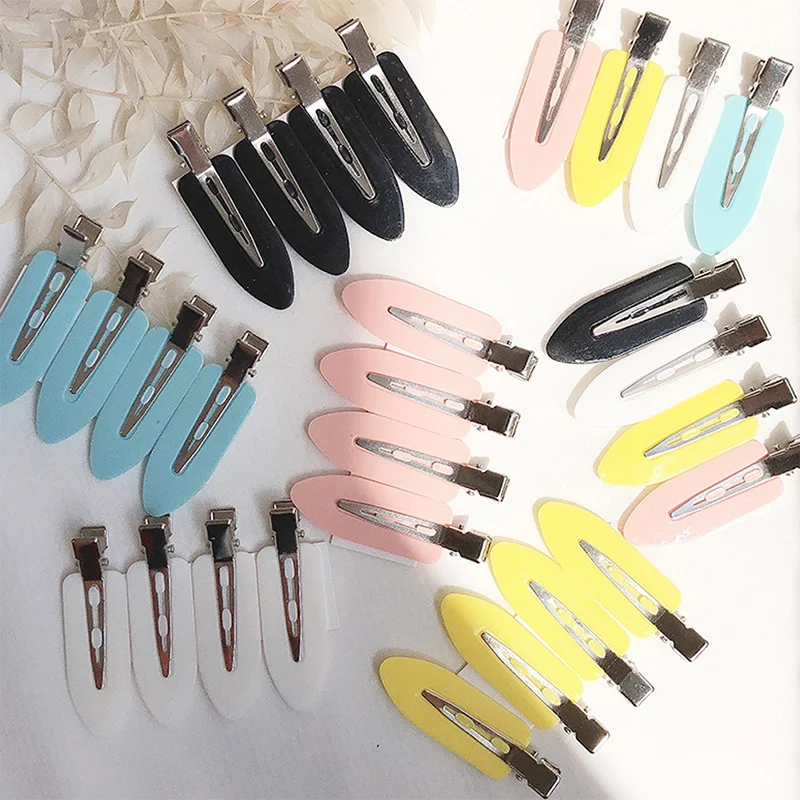 

4Pcs Cute Seamless Hair Clip For Women Metal Baby Hair Accessories Hairpin Clip Bangs Hairpin Clip Makeup And Hairdressing Tools