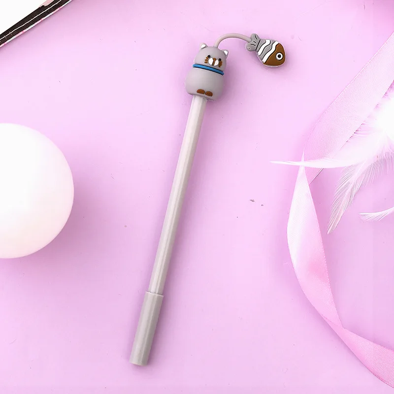 Kawaii хомяк свинья прочный с черными чернилами гелевая ручка 48 шт./лот цифровым