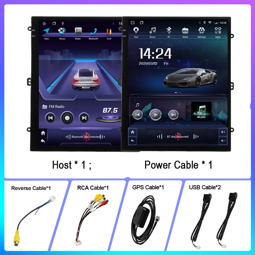 Автомагнитола NAVISTART универсальная 9 7 дюйма Android 10 4G Wi-Fi