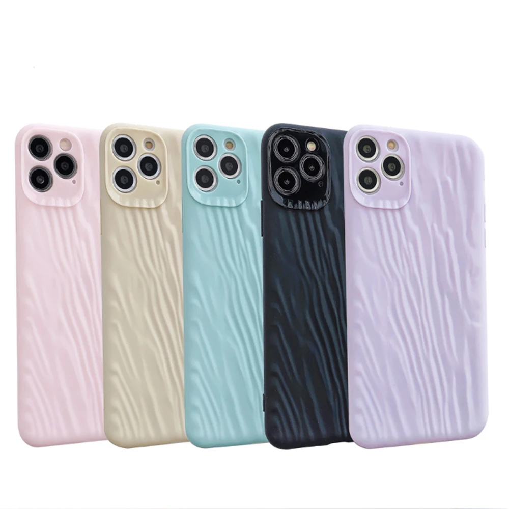 

3D Quicksand Pattern Soft Phone Case For Apple iPhone 11 Pro X XR XS Max 6 6s 7 8 Plus SE 2020 Matte TPU Back Cover