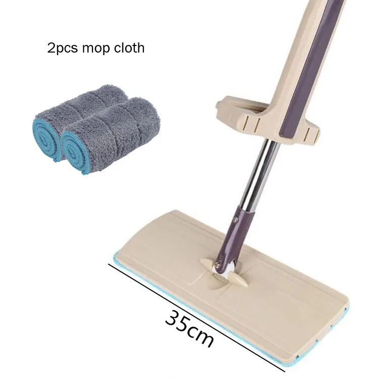 2 mop cloth 006 Плоская швабра, ручная стирка, ручка из нержавеющей стали, Швабра для отжима дома, офиса, инструмент для уборки, микрофибра, коврик для чистки кухонного пола - Цвет: 2 mop cloth 006