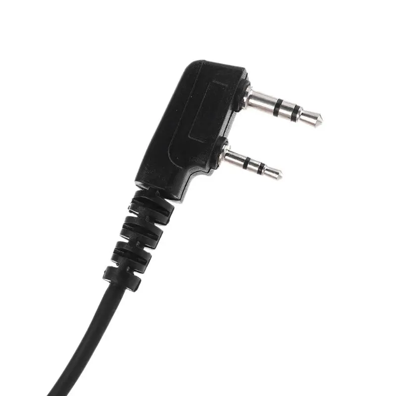 

2Pin Sports Headset 1.3m with PTT MIC for Ken wood Radio Walkie Talkie