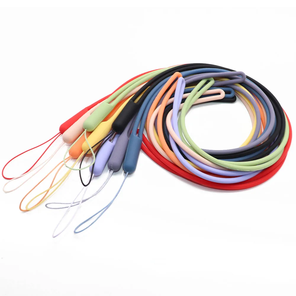 Длинные силиконовые сотового телефона ремешок держатель для телефонов ремешки