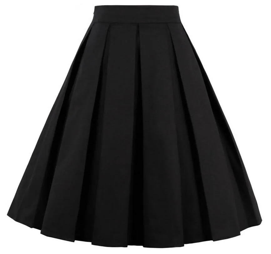 Женская Юбка миди с принтом фламинго черная винтажная юбка вышивкой и высокой