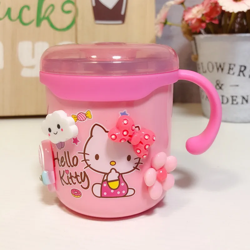 Мультяшная Термокружка детская теплая чашка для воды из нержавеющей стали