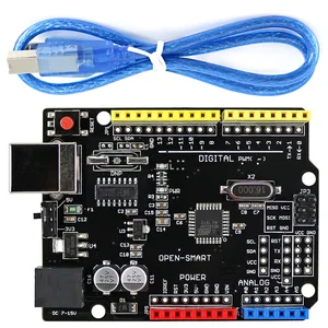 Плата R3 (CH340G) ATMEGA328P, 5 В3,3 В, с USB-кабелем, совместимая с Arduino