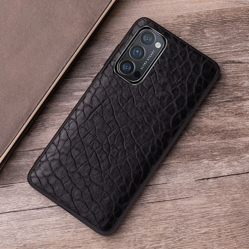 

Чехол для телефона OPPO Reno 4 3 R17 R15 Pro из натуральной овечьей кожи