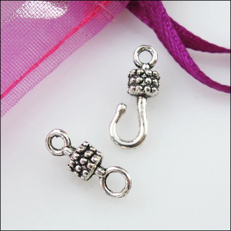 Мода в общей сложности 20 блоков Тибетский серебристый цвет баррель браслет