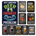 Металлическая табличка, винтажный постер для пива, жестяной ретро-знак Tiki, кофейный домик, настенные знаки