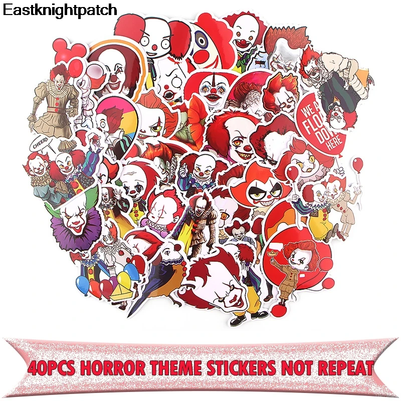 40 шт. Стивен Кинг это ужас Водонепроницаемая Съемная наклейка DIY Скрапбукинг