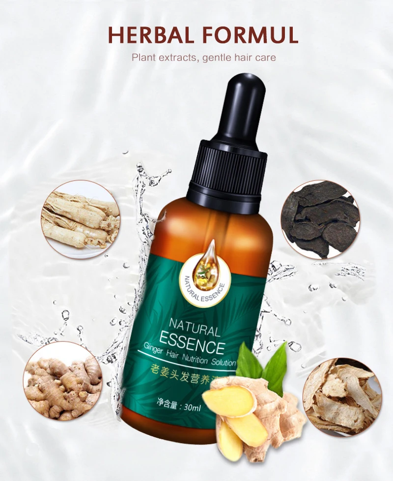 

Ginger anti hair loss product hair improvement curly split smooth hair neutral hair care ginger hair care essential oil