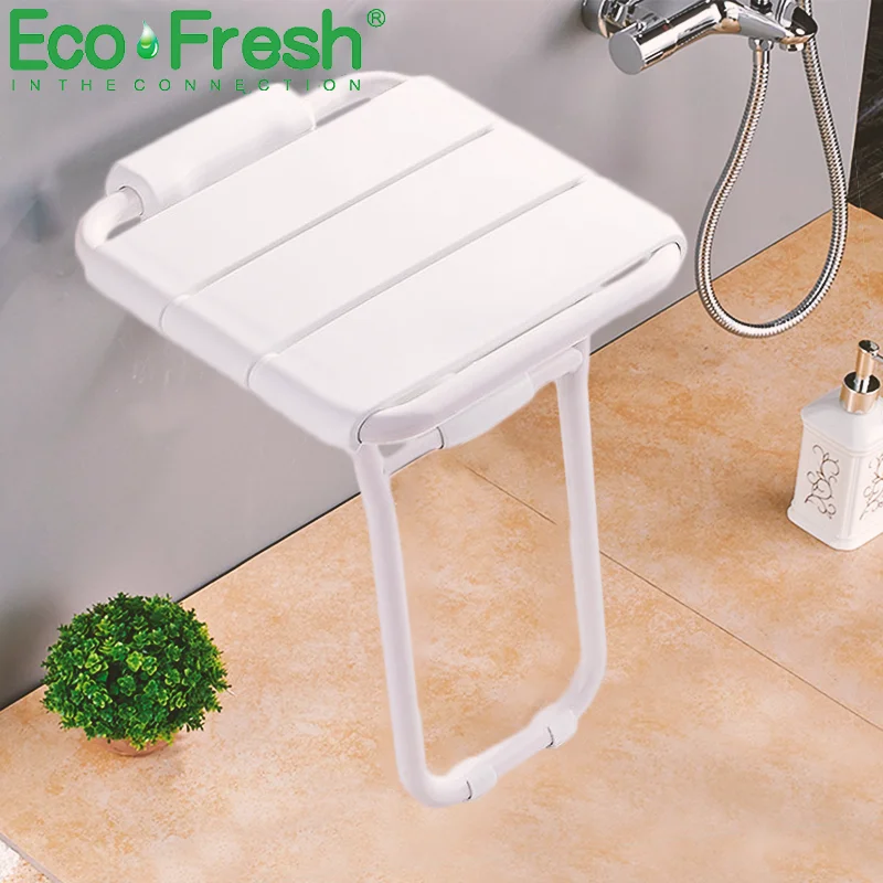 wall mounted shower seat shower folding seat for elderly toilet bath stool bathroom bench cadeira for seniors and elders free global shipping