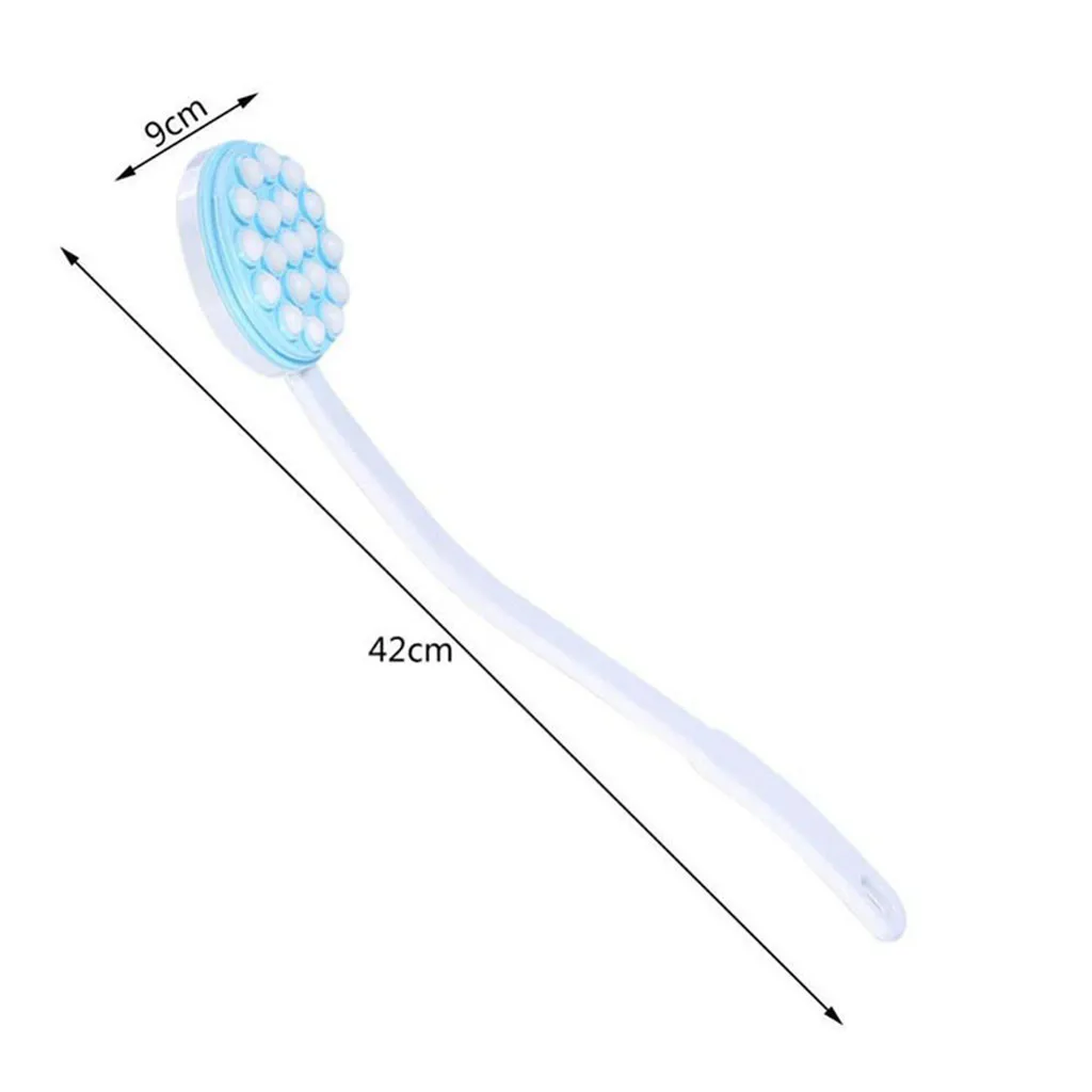 

Bath Brush Long Handled Lotion Oil Cream Applicator Body Leg Back Massager Bath Brush Plastics Long Handle Bath Brush Hot Sale