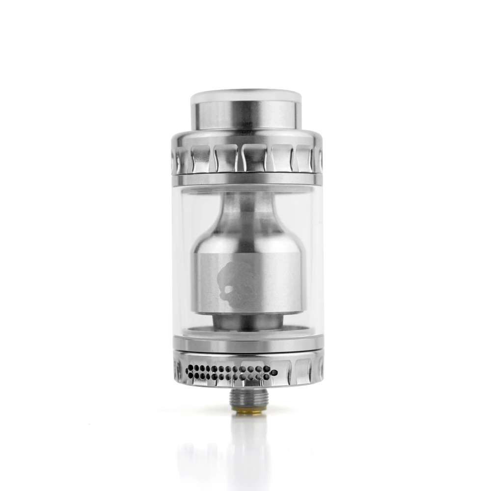 Dovpo Blotto RTA распылитель с 2/6 мл стеклянный пузырьковый/ULTEM пузырьковый бак 510 резьба 26 мм Диаметр Vape Танк против Dead Rabbit RTA - Цвет: silver