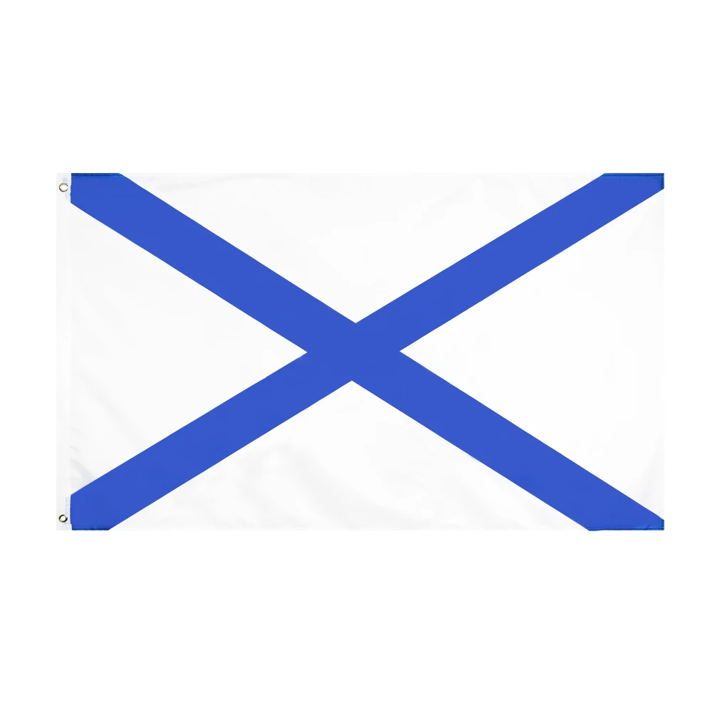 Yehoy 90x150cm russian army military marine corps saint andrew Andreevskiy saltire Guyce navy flag | Flags