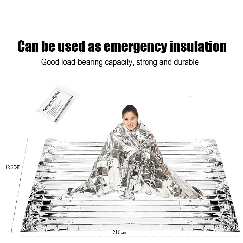 Зимнее спасательное одеяло для кемпинга сохраняющий тепло спальный мешок