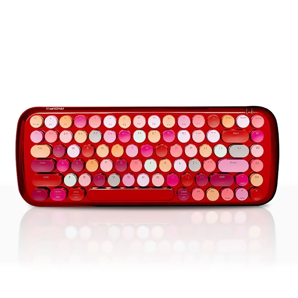 

2020 Hot sale Wireless Mechanical Keyboard Colorful Lipstick Gaming Keyboard