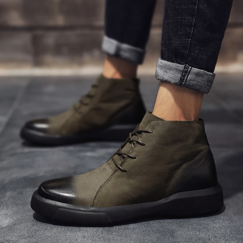 Мужские модные спортивные слипоны zapatos ботинки для отдыха Натуральная черная