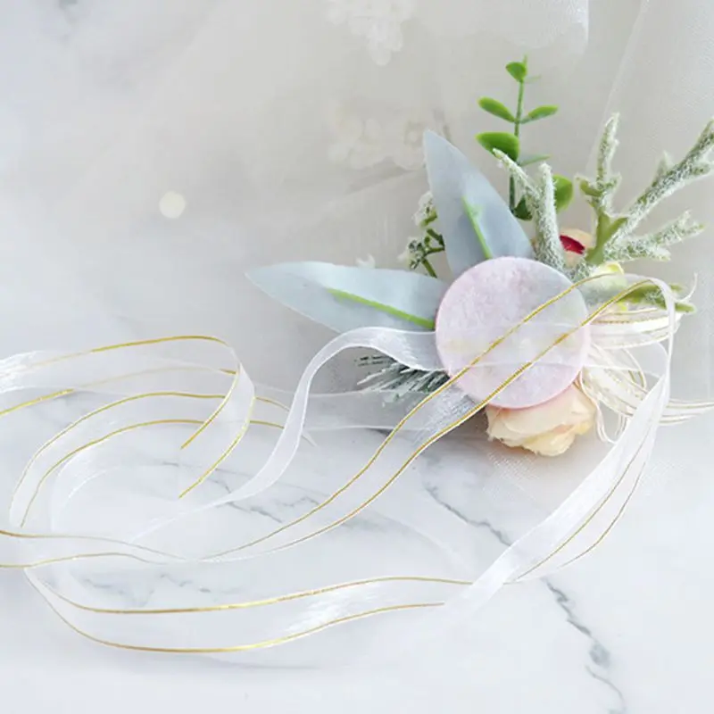 

Artificial Gradient Peony Fake Berries Wedding Vintage Boutonniere Wrist Corsage H37C