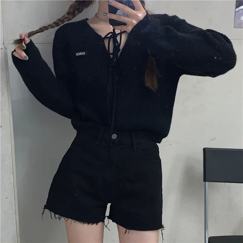 Трикотажная верхняя одежда свободный свитер в Корейском стиле весенний женский