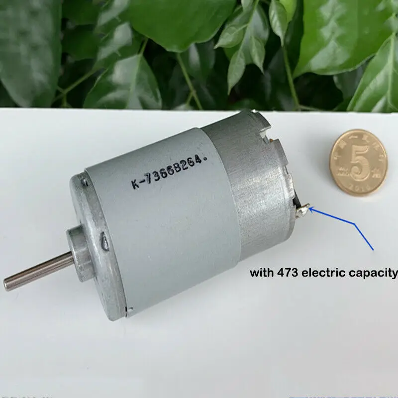 Микро 555 21120 двигатель с источником питания от постоянного тока 6V 24V 12 вольт 18V