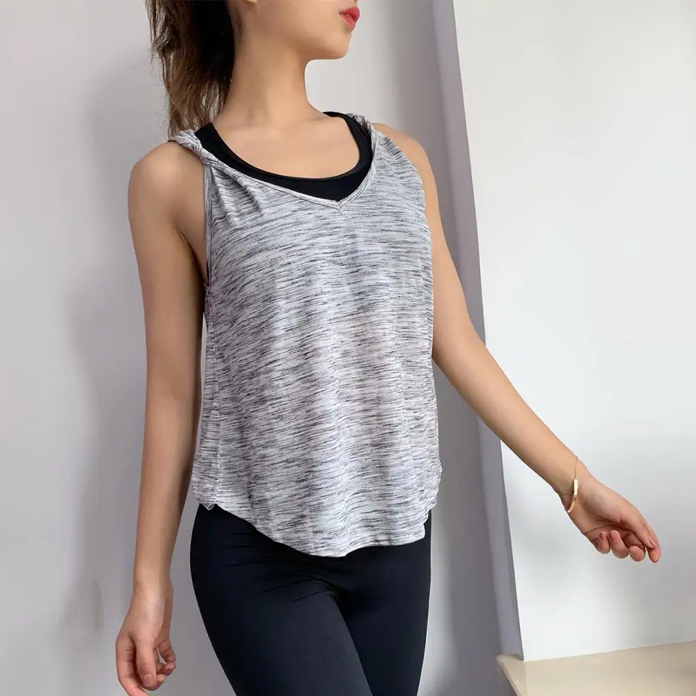 Быстросохнущая Сексуальная рубашка для тренажерного зала йоги мягкий