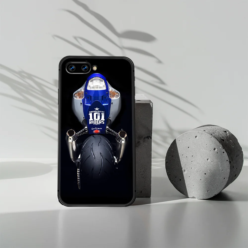 

Suzuki R S Motorcycle Phone Case Cover Hull For HUAWEI honor 7a 8s 8a 8x 9 9x 10 20 i Lite Pro black Shell Silicone Etui Soft