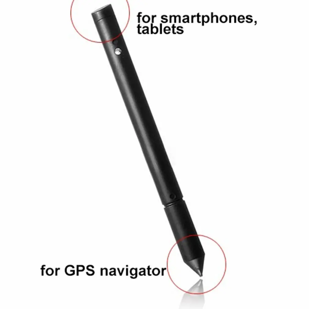 

2-in-1Multifunction Touch Screen Pen Universal Stylus Pen Resistance Touch Capacitive Pen for Smart Phone Tablet PC Random Color