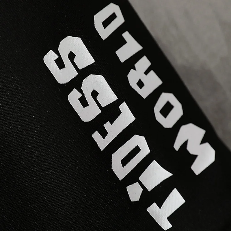 

Summer Tracksuit Men Summer Letter Print Sets Street Hip Hop Short Sleeve Tshirt+Casual Sport Shorts Gym Jogging Sportswear Suit