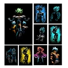 Постер с персонажами японского аниме Драконий жемчуг, холщовая живопись, настенное искусство, Современное украшение для детской комнаты, гостиной