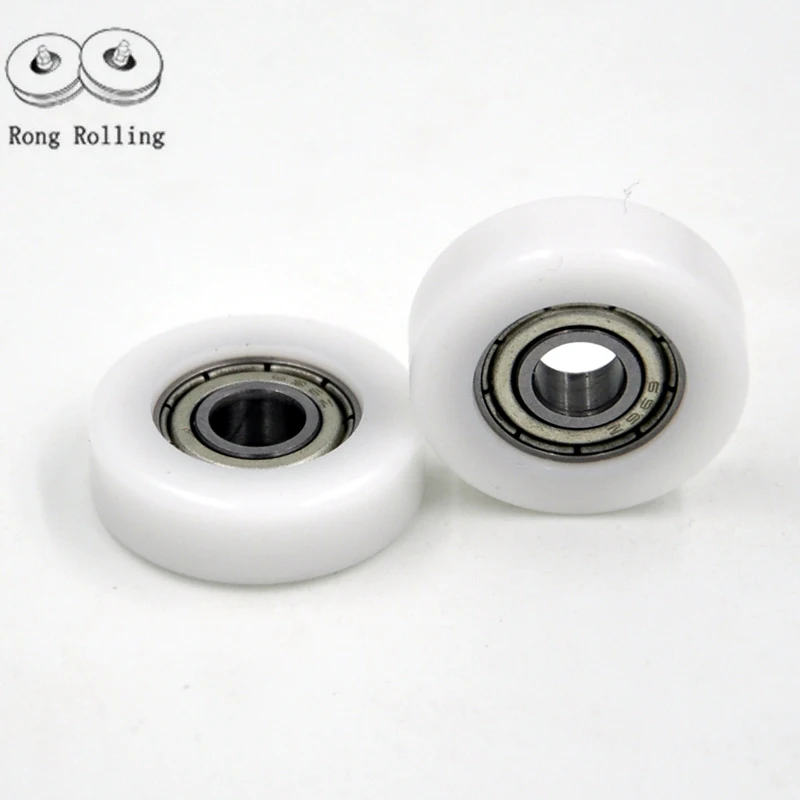 

6*26*8 Polyacetal POM plastic-coated bearing 626zz bore 6mm,pulley diameter 26mm,thickness 8mm,sliding window or door rollers.