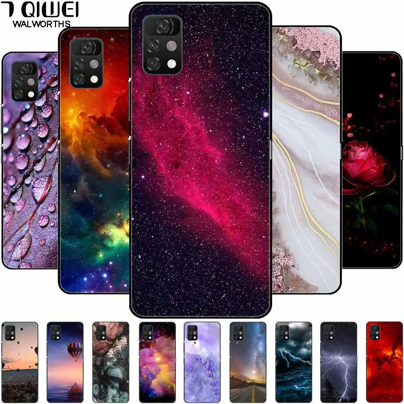 painted case for umidigi a11 pro max cover space silicone soft protect covers for umidigi a11 pro max phone case new 6 8 capa free global shipping