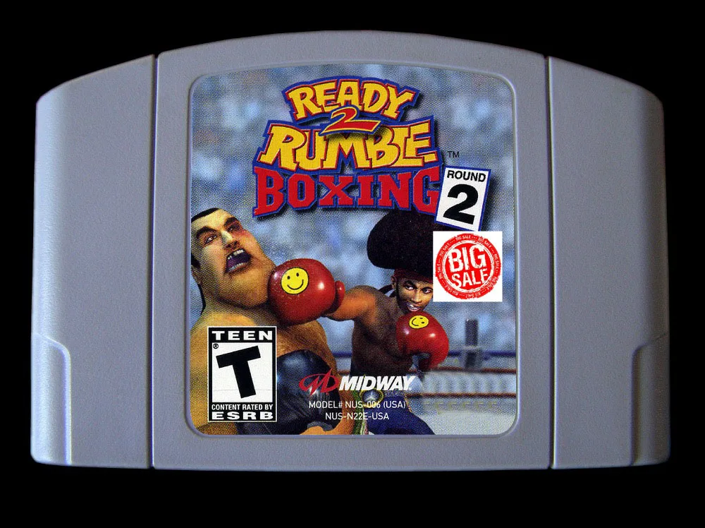 64 битная игра ** Ready 2 Rumble Boxing Round (Американская версия NTSC!)|Игры для консолей| |