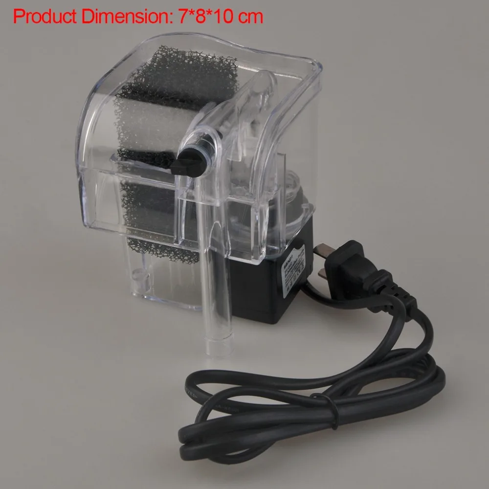 2016 Mini 220-240V Аквариум для рыбок внешний кислородный фотофильтр циркуляция воды
