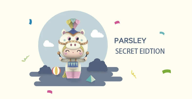 POPMART куклы Momiji Цирк серии игрушки фигурка подарок на день рождения Детская игрушка