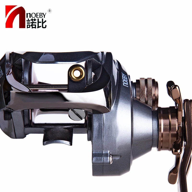 NOEBY DC1200N медленно Пресноводная Рыбалка катушки высокого Скорость катушка для заброса приманки Шестерни соотношение 6,3: 1 11BB приманку колеса Макс Мощность 12 кг