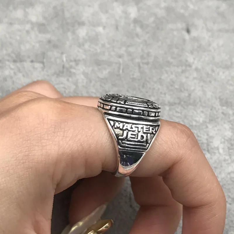 Мужское кольцо GYI Punk готическое с уникальным геометрическим узором вечерние