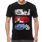 The Good The Bad The Shinigami светильник Yagami L футболка для мужчин хлопковая Футболка Harajuku футболка с коротким рукавом Death Note Ryuk Tee