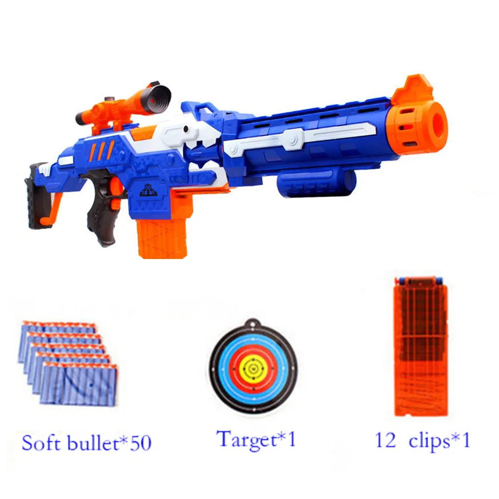1 SET Электрический пистолет-пулемет, игрушечный костюм для NERF, мягкий пулевидный пистолет, Rival, элитная Серия, для активного отдыха и спорта, игрушечный пистолет, подарок для детей, мальчиков - Цвет: 1 SET
