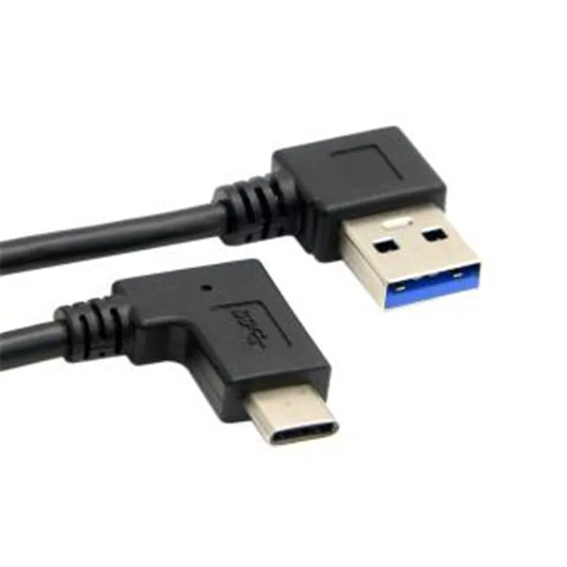 

Reversible 30cm USB 3.1 USB-C Angled to Right Angled 90 Degree USB 3.0 Cable for Laptop & Tablet & Mobile Phone