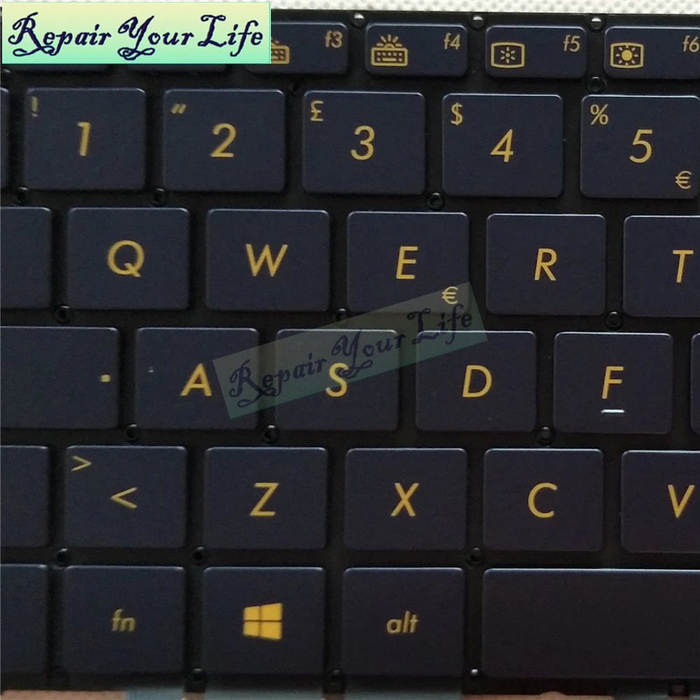 Клавиатура для ноутбука Asus ZenBook 3 UX390UA UX390 итальянская раскладка IT с подсветкой