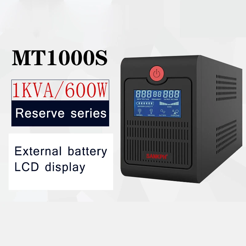 Многоцелевой источник бесперебойного питания MT1000S / 600W может быть настроен на